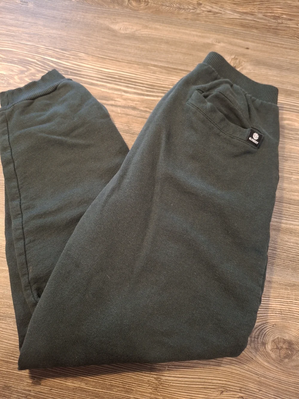 Element Olive Green Logo Sweatpants